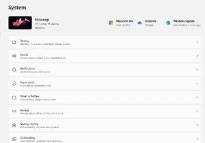 Windows 11의 시스템 설정 설명 