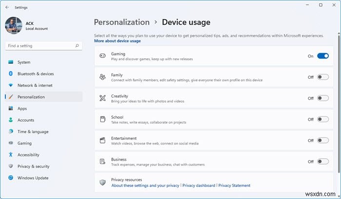 Windows 11 개인 설정은 PC를 사용자 지정하는 데 도움이 됩니다. 