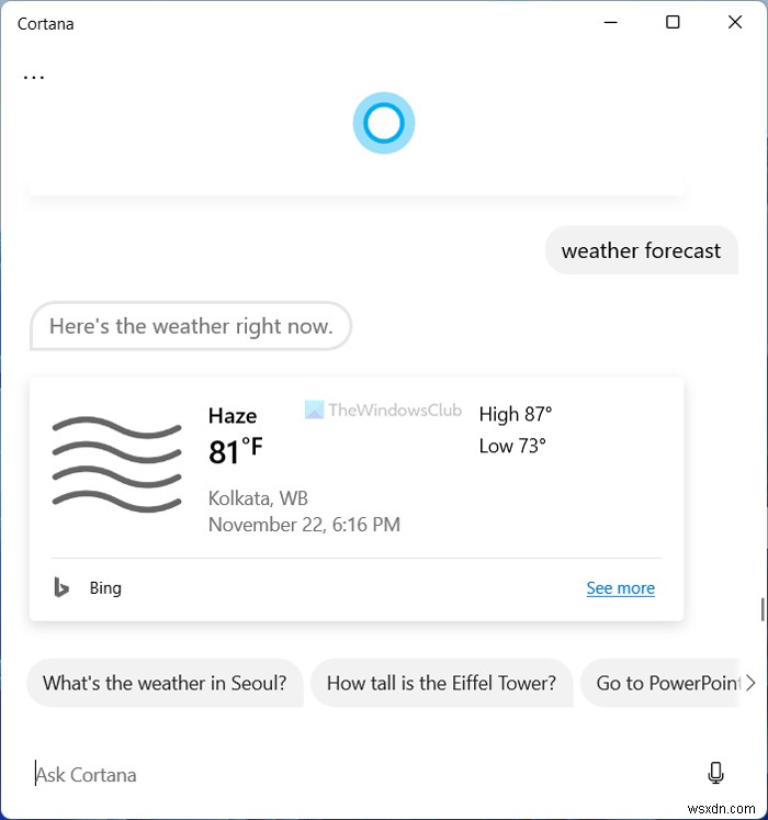 Windows 11/10에서 Cortana로 할 수 있는 10가지 