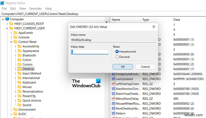 Windows 11/10에서 DPI 스케일링 레벨을 조정하는 방법 