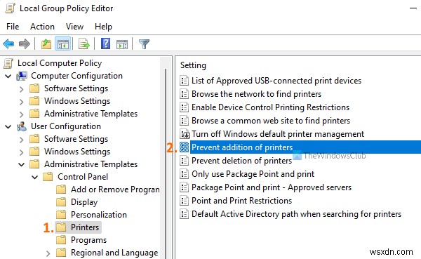 Windows 11에서 프린터 추가를 방지하는 방법 