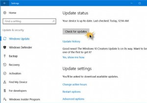 Windows 10 버전 21H2 2021년 11월 업데이트를 얻는 방법 