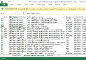 Windows 10용 그룹 정책 설정 참조 가이드; 새 그룹 정책 설정 