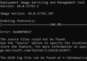 Windows 11/10에서 .NET Framework를 설치하는 동안 오류 0x800F081F 