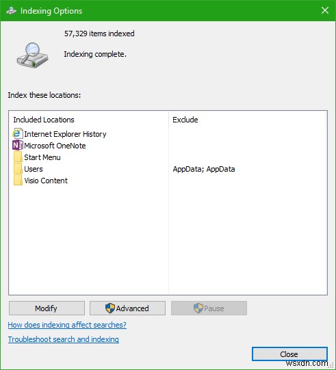Windows 11/10에서 암호화된 파일을 인덱싱하는 방법 