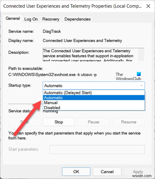 Windows 11/10에서 진단 데이터를 전체로 변경할 수 없음 