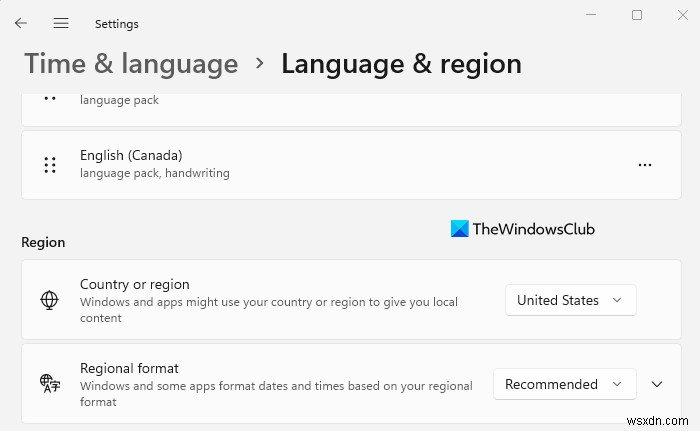 Windows 11에서 언어, 지역, 시간 및 날짜를 ​​변경하는 방법 