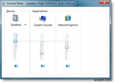 Windows 10/10에서 사운드 및 볼륨 믹서를 여는 방법 