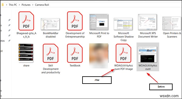 Windows 11/10에서 사진 앱을 사용하여 스크린샷을 PDF로 저장하는 방법 