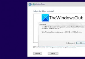 Windows 설치 중 설치할 드라이버 선택 오류 수정 