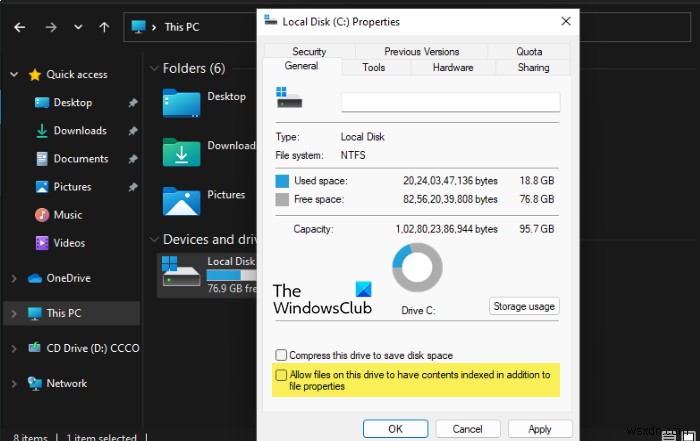 Windows 11 검색에 대한 인덱싱 옵션 및 설정을 구성하는 방법 
