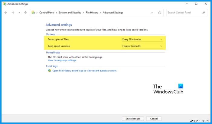 Windows 11/10에서 파일을 백업 및 복원하기 위해 파일 기록을 켜고 사용하는 방법 
