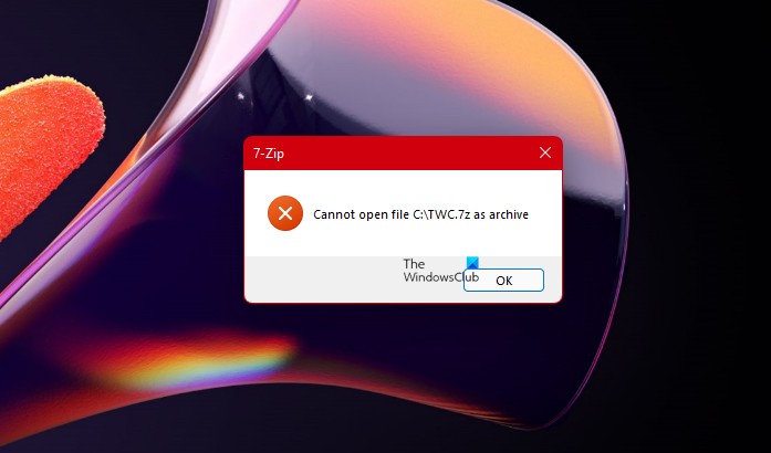 Windows PC에서 7-Zip 파일을 아카이브 오류로 열 수 없음 수정 