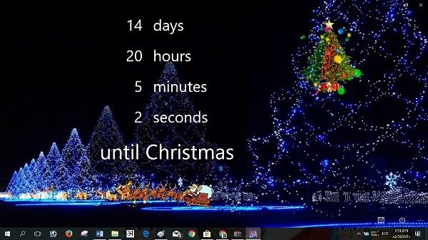 Windows 11/10 크리스마스 테마, 배경 화면, 나무, 화면 보호기, 눈 등! 