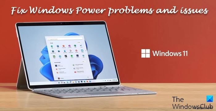 Windows 노트북의 일반적인 전원 문제 및 문제 수정 
