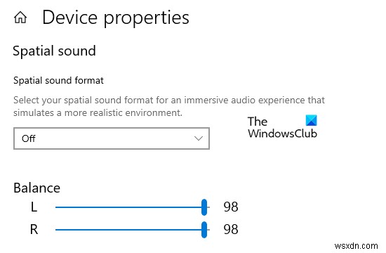 Windows 11/10에서 왼쪽 및 오른쪽 채널의 사운드 밸런스 조정 