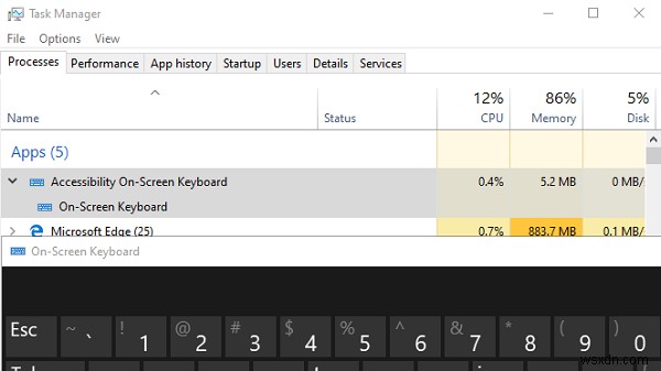 Windows 11/10에서 로그인 또는 시작 시 화상 키보드가 나타남 