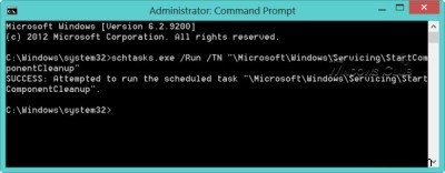 Windows 11/10에서 WinSxS 폴더 정리 