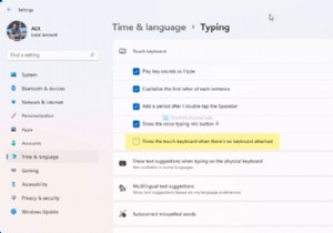 Windows 11/10에서 키보드가 연결되지 않은 경우 자동으로 터치 키보드 표시 