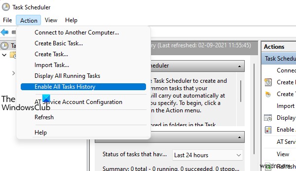 Windows 11/10에서 예약된 작업을 활성화 또는 비활성화하는 방법 