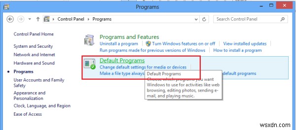 Windows 11/10에서 기본 프로그램을 변경하거나 설정하는 방법 
