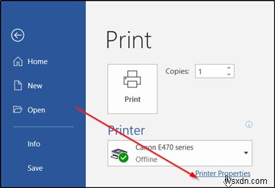 Windows 11/10에서 프린터 설정을 열고 변경하는 방법 