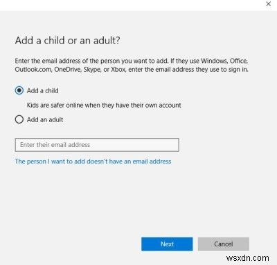 Windows 11/10의 관리자, 표준, 직장, 학교, 어린이, 게스트 계정 