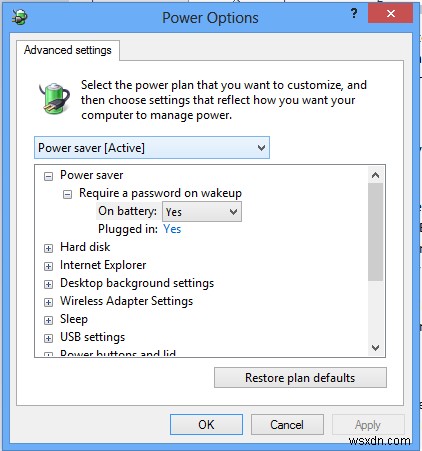 전원 관리, 설정, 옵션 변경; Windows 11/10에서 사용자 지정 전원 관리 옵션 만들기 