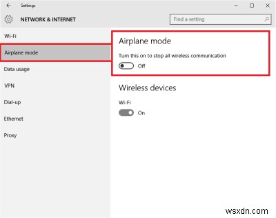 Windows 11/10에서 비행기 모드를 켜거나 끄는 방법 