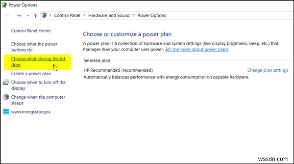 Windows 11/10에서 덮개를 닫은 상태에서 노트북을 실행하는 방법 