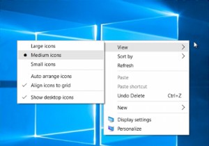 Windows 11/10에서 바탕 화면 아이콘 크기 및 보기를 세부 정보 및 목록 보기로 변경하는 방법 