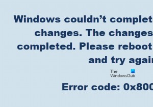 Windows 11/10 오류 코드 0x800f0954 및 0x500f0984 해결 방법