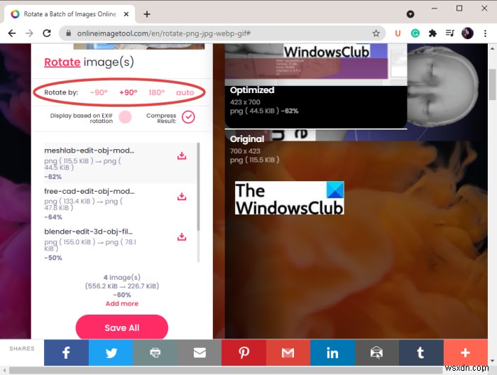 Windows 11/10에서 이미지를 대량 회전하는 방법 