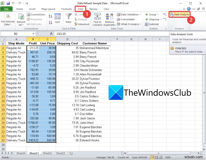 Windows 11/10에서 회귀 분석을 수행하는 방법 