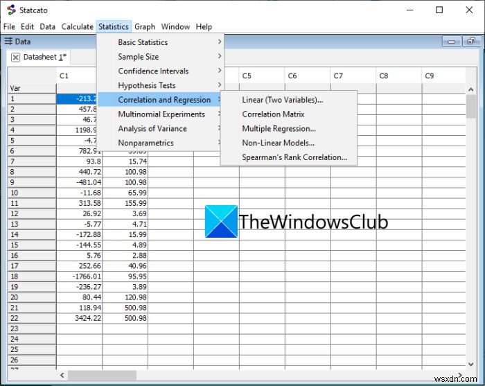 Windows 11/10에서 회귀 분석을 수행하는 방법 