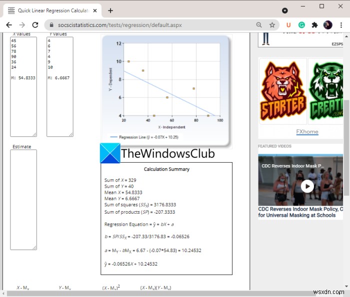 Windows 11/10에서 회귀 분석을 수행하는 방법 