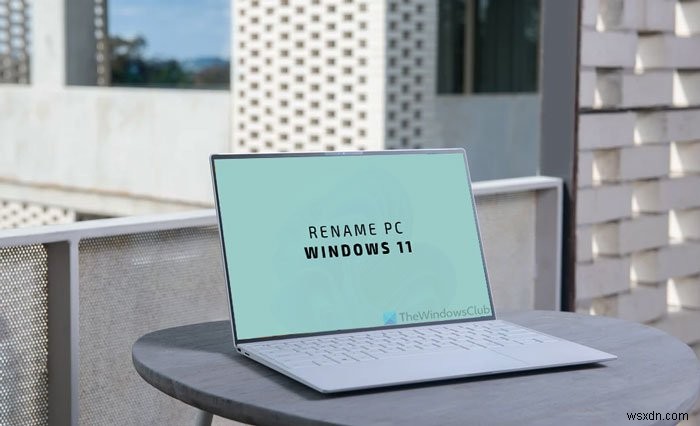 Windows 11에서 PC 이름을 바꾸는 방법 