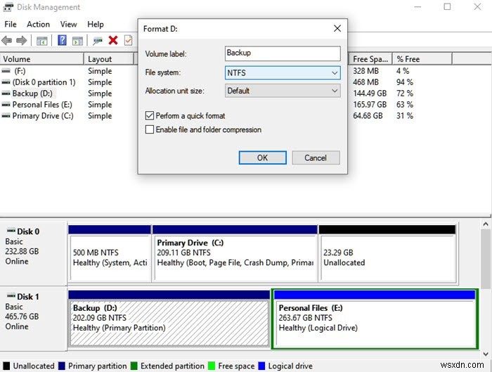 Windows 11/10에서 하드 드라이브 또는 디스크를 포맷하는 방법 