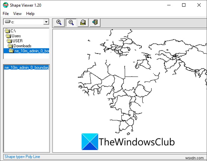 쉐이프파일이란? Windows 11/10에서 Shapefile을 보는 방법 