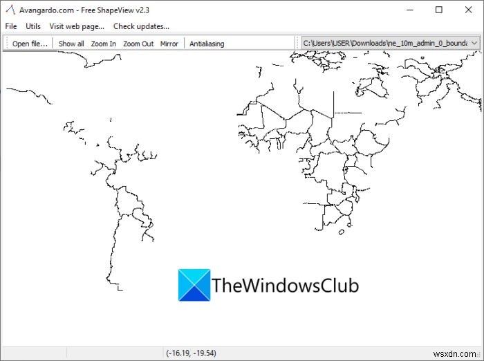 쉐이프파일이란? Windows 11/10에서 Shapefile을 보는 방법 