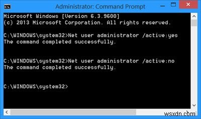 Windows 11/10에서 기본 제공 관리자 계정을 활성화 또는 비활성화하는 방법 