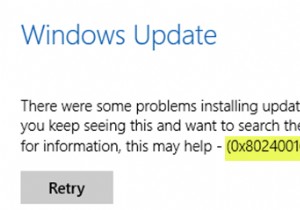 Windows 11/10에서 Windows 업데이트 오류 0x80240016 수정 