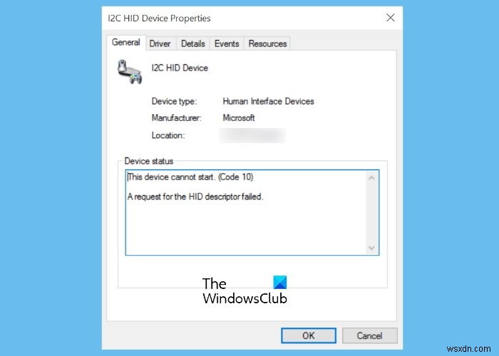 터치패드 오류 수정 이 장치는 Windows 11/10에서 시작할 수 없습니다(코드 10). 