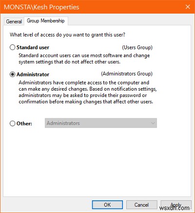 Windows 11/10에서 표준 사용자를 관리자 계정으로 또는 그 반대로 변경하는 방법 