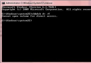 CHKDSK  볼륨을 직접 액세스하기 위해 열 수 없습니다  오류 해결 방법