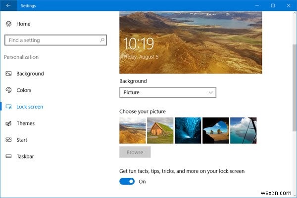 Windows 11/10에서 잠금 화면 광고 및 팁을 비활성화하는 방법 