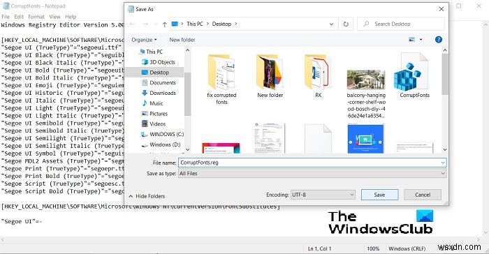 Windows 11/10에서 손상된 글꼴을 수정하는 방법 