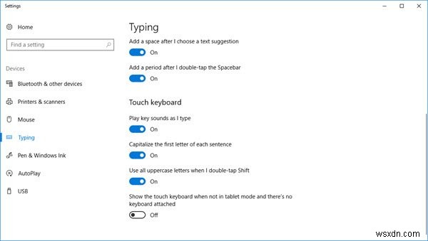 Windows 11/10용 터치 키보드 설정, 팁 및 요령 