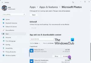 Windows 11/10에서 Microsoft Store 앱의 추가 기능(애드온)을 제거하는 방법