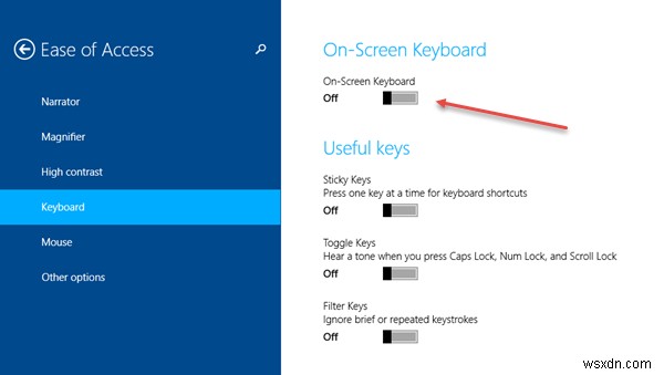 Windows 11/10의 Windows 화상 키보드 옵션 및 설정 